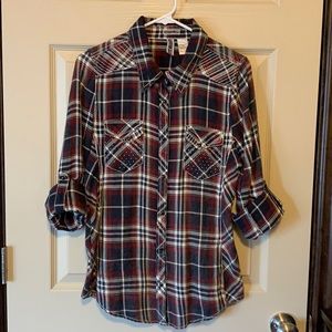 Long sleeve flannel shirt